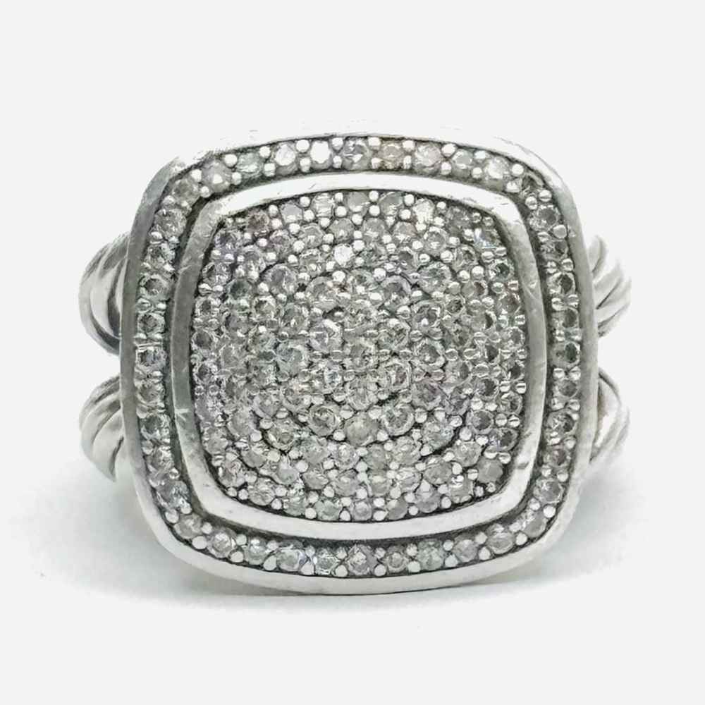 David Yurman Albion 14mm Pave Diamond Ring